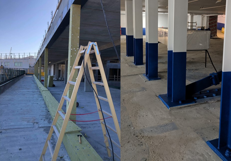 Brandisolering og brandmaling on site